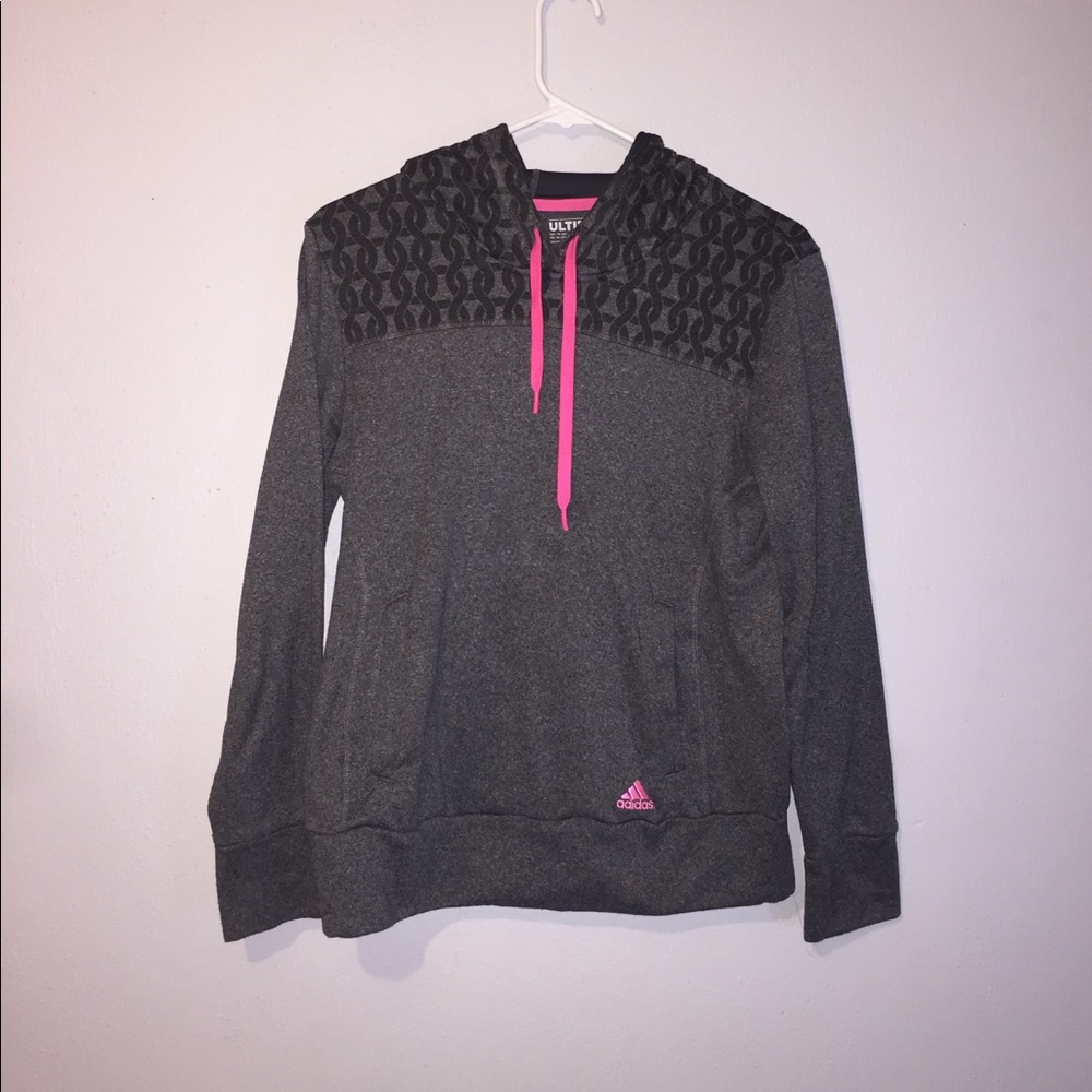 Gray Adidas Ultimate Hoodie